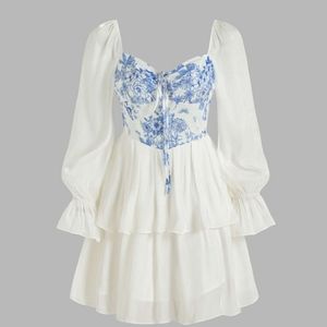 Designed Cottagecore Mini Dress